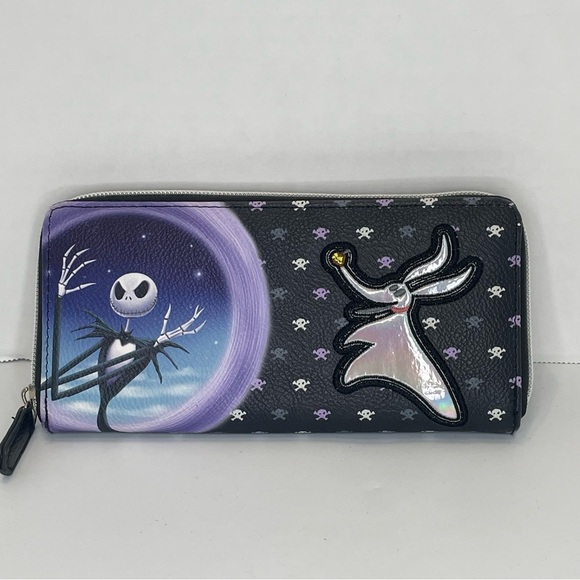 Dani by Danielle Nicole Zero Patch Zip Wallet Nightmare Before Christmas Disney - Picture 1 of 8